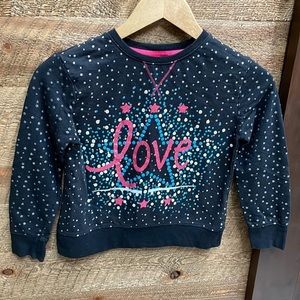 Star Ride Girls’ “love” Sweatshirt Black Medium (10/12) *FINAL PRICE / FIRM*
